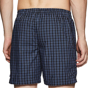 Van Heusen Checks Men Boxer Shorts (2Pcs Pack)- 10111